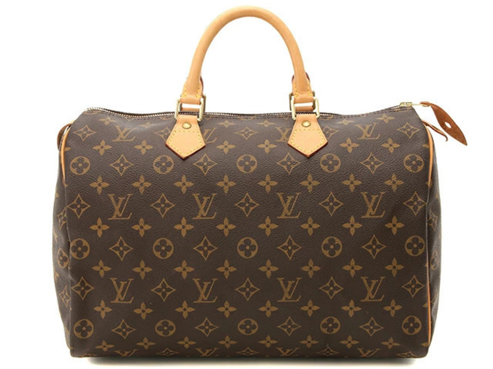 Louis Vuitton Speedy Monogram Handbag Brown